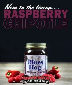 Blues Hog Raspberry Chipotle BBQ Sauce 1 Pint -Grill Koning image 1023