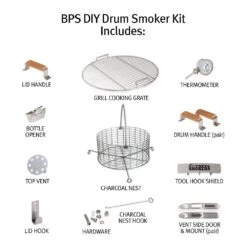 Big Poppa Smokers Drum Kit (UDS) -Grill Koning image 131