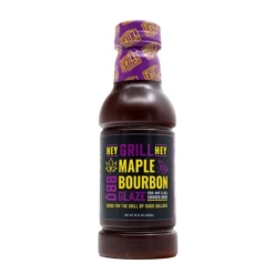 Hey Grill Hey Maple Bourbon Grilling Glaze 18 Oz