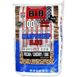 B&B Championship Blend Pecan / Kers / Eik Wood Pellets 9 Kg