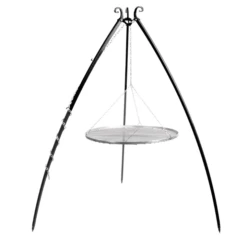 Cookking Driepoot Gebogen Met RVS Rooster 200 Cm