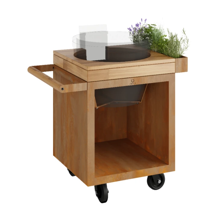 OFYR Kamado Table Corten 65 PRO KJ 3 OFYR Kamado Table Corten 65 PRO KJ