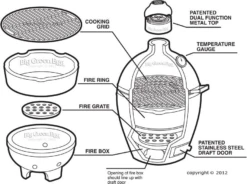 Big Green Egg Large -Grill Koning image 696