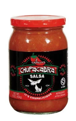 2 Gringos Chupacabra Salsa Medium 16 Oz